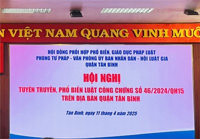 Trường mầm non 14 tham dự hội nghị tuyên truyền phổ biến luật công chứng số 46/2024/qh15